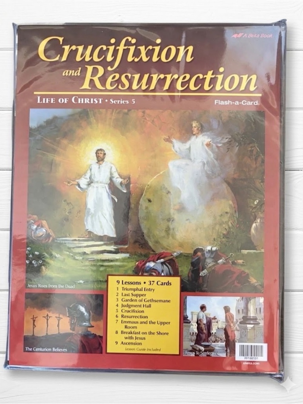 A Beka Flash-a-Card Life of Christ Series 5 Crucifixion & Resurrection Large